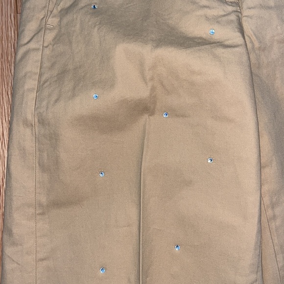 Full length Sydney wide leg chino pant with rhinestones - Picture 10 of 14